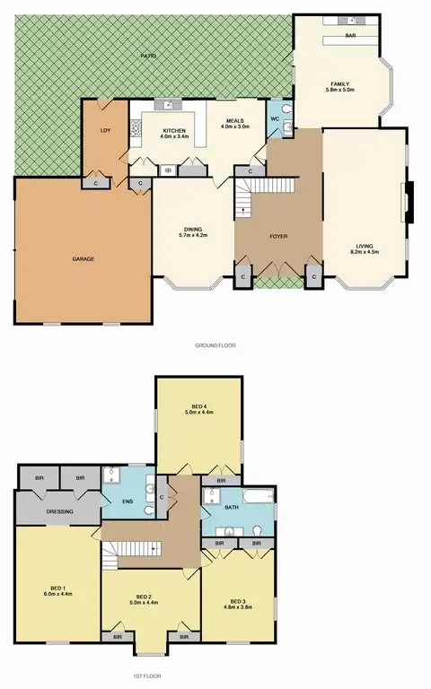 Floorplan of Homely house listing, 41-49 Wandong Avenue, Wandong VIC 3758
