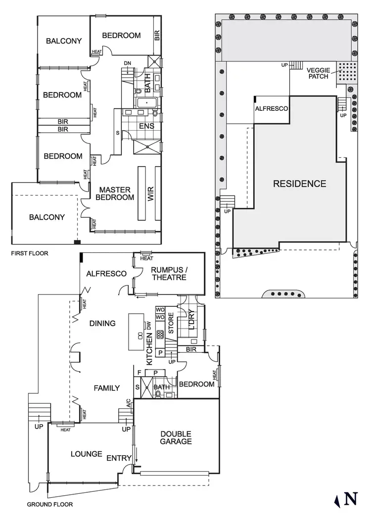 Floorplan of Homely house listing, 8 Macalister Boulevard, Yallambie VIC 3085