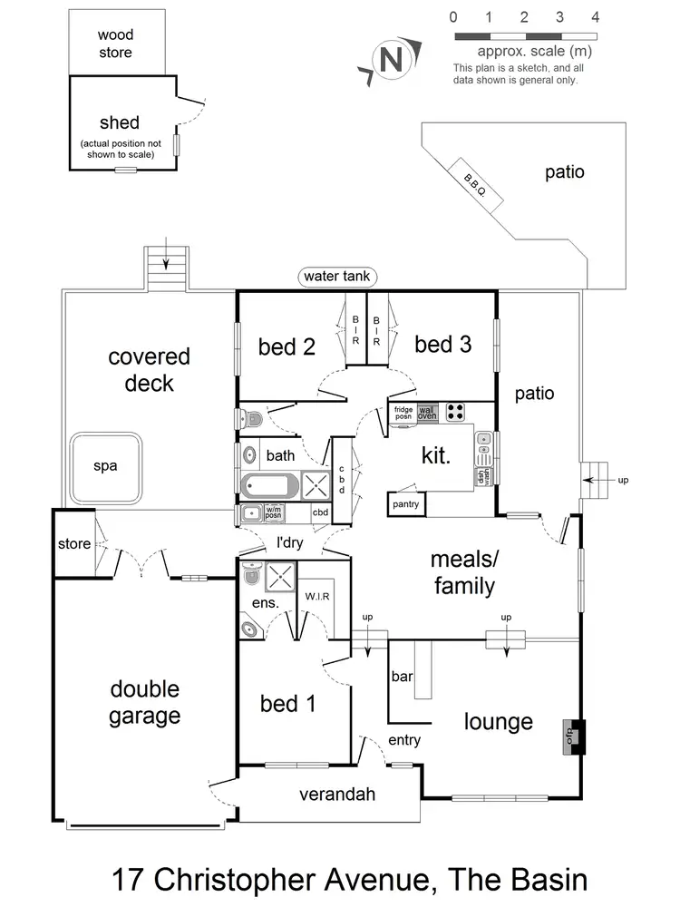 Floorplan of Homely house listing, 17 Christopher Avenue, The Basin VIC 3154
