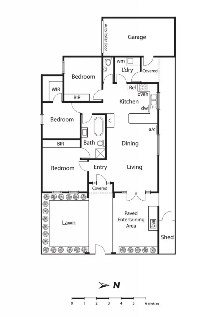 Floorplan of Homely townhouse listing, 1/243 Bluff Road, Sandringham VIC 3191