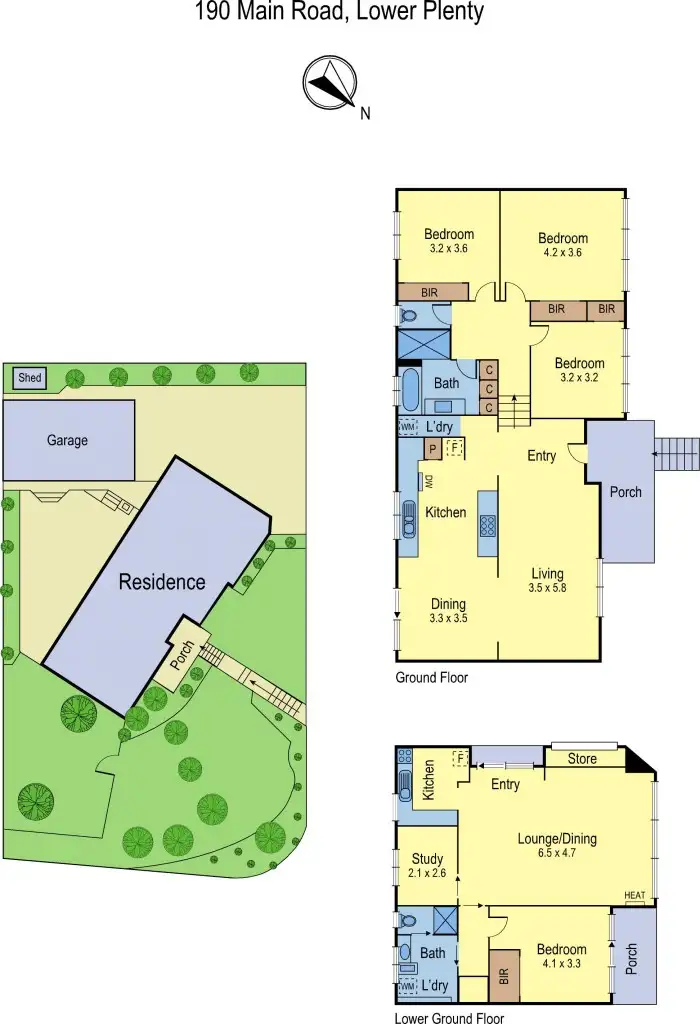 Floorplan of Homely house listing, 190 Main Road, Lower Plenty VIC 3093