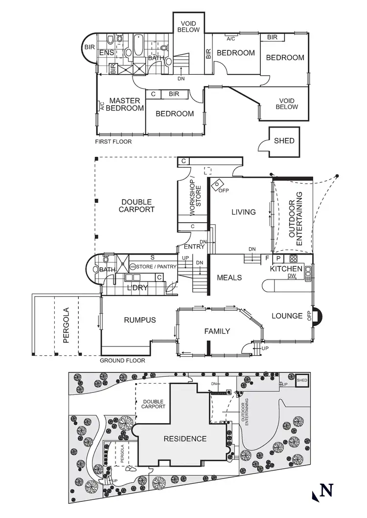 Floorplan of Homely house listing, 38 Meruka Drive, Eltham VIC 3095