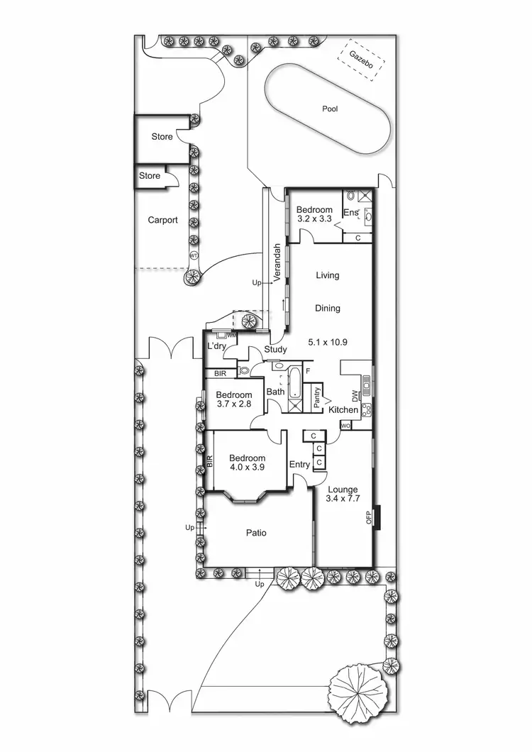 Floorplan of Homely house listing, 42 Celia Street, Bentleigh East VIC 3165