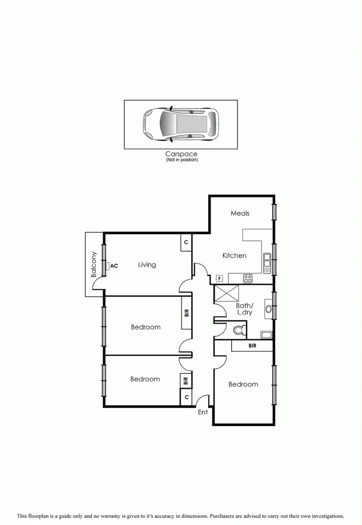 Floorplan of Homely apartment listing, 6/52 Westbury Street, St Kilda East VIC 3183