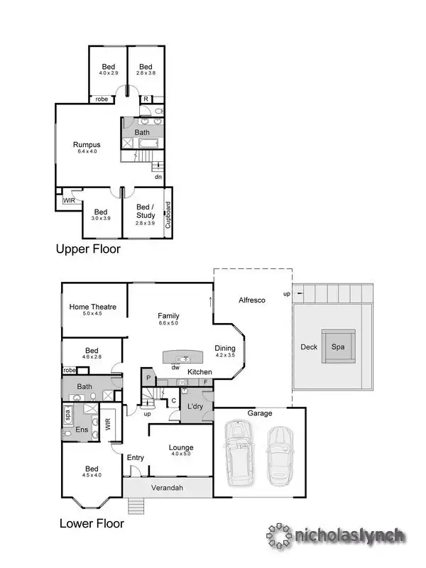 Floorplan of Homely house listing, 17 King Orchid Drive, Langwarrin VIC 3910