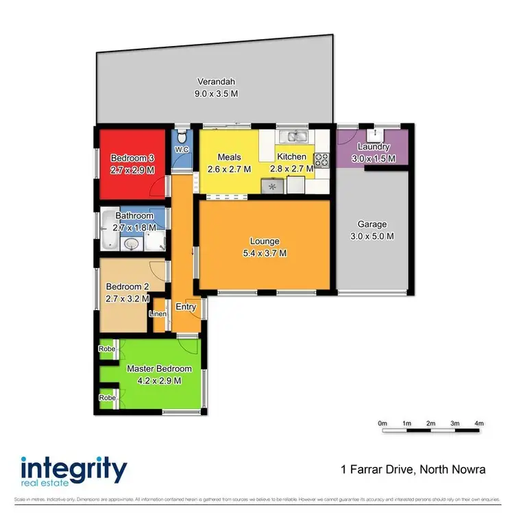 Floorplan of Homely house listing, 1 Farrar Drive, North Nowra NSW 2541