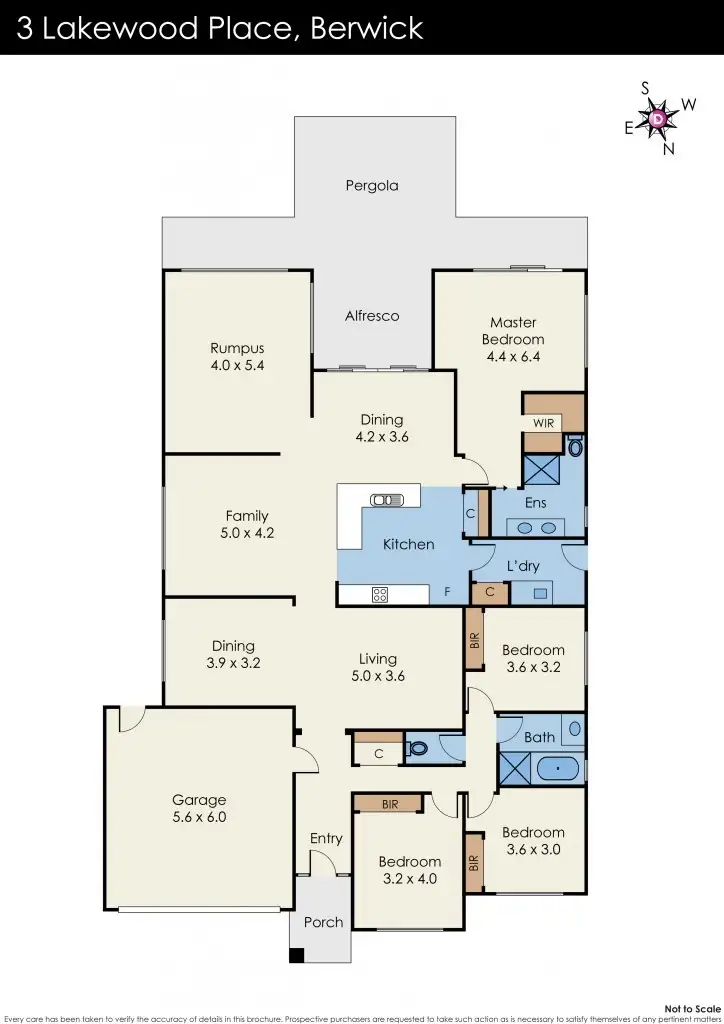 Floorplan of Homely house listing, 3 Lakewood Place, Berwick VIC 3806