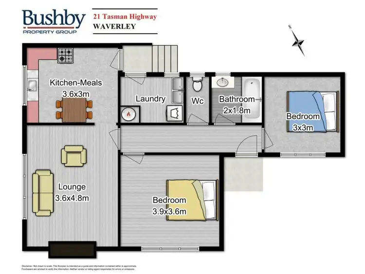 Floorplan of Homely house listing, 21 Tasman Highway, Waverley TAS 7250