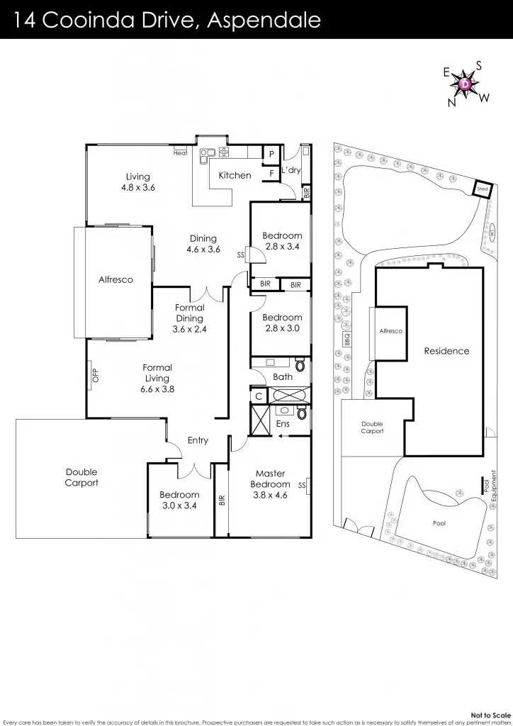 Floorplan of Homely house listing, 14 Cooinda Drive, Aspendale VIC 3195