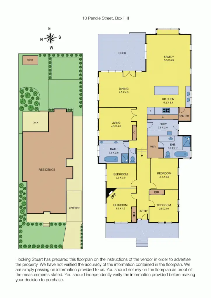 Floorplan of Homely house listing, 10 Pendle Street, Box Hill VIC 3128