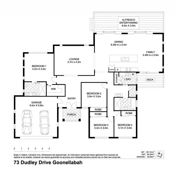 Floorplan of Homely house listing, 73 Dudley Drive, Goonellabah NSW 2480