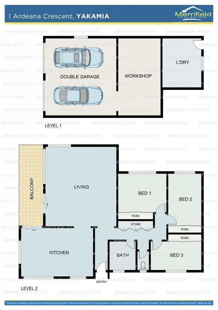 Floorplan of Homely house listing, 1 Ardeana Crescent, Yakamia WA 6330
