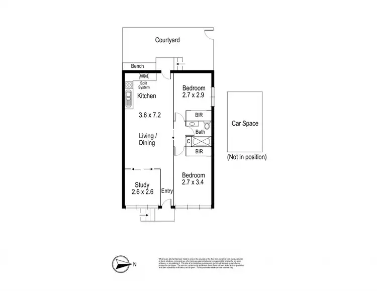 Floorplan of Homely unit listing, 4/2 Josephine Grove, Preston VIC 3072