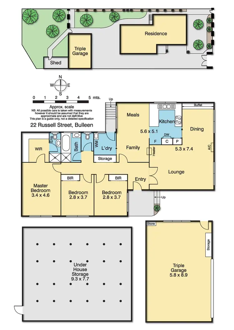 Floorplan of Homely house listing, 22 Russell Street, Bulleen VIC 3105