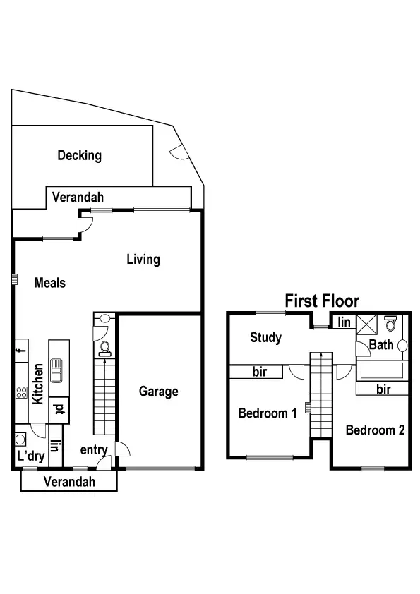 Floorplan of Homely townhouse listing, 12/137 Hickford Street, Reservoir VIC 3073