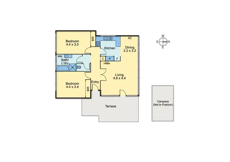 Floorplan of Homely apartment listing, 8/251 Burke Road, Glen Iris VIC 3146