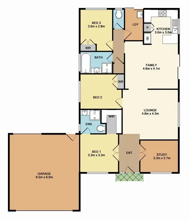 Floorplan of Homely house listing, 2 Teston Close, Whittlesea VIC 3757