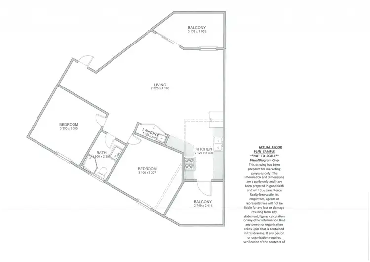 Floorplan of Homely apartment listing, 21/181-183 Michael Street, Jesmond NSW 2299