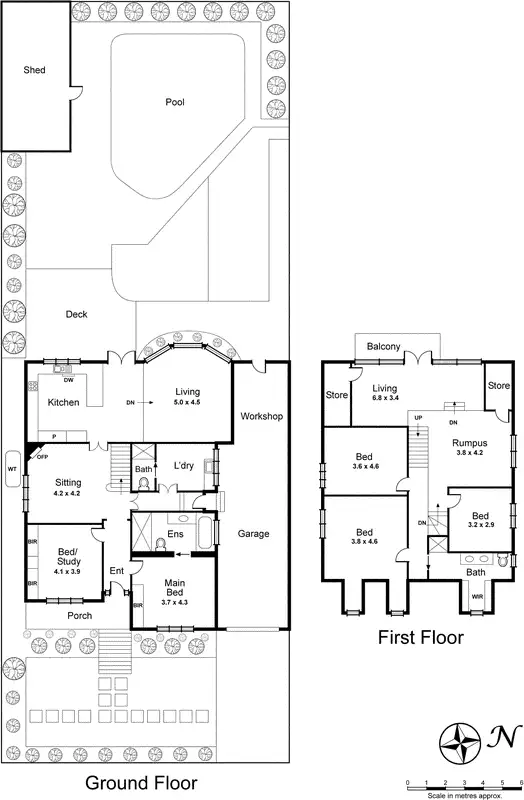 Floorplan of Homely house listing, 133 Wheatley Road, Ormond VIC 3204
