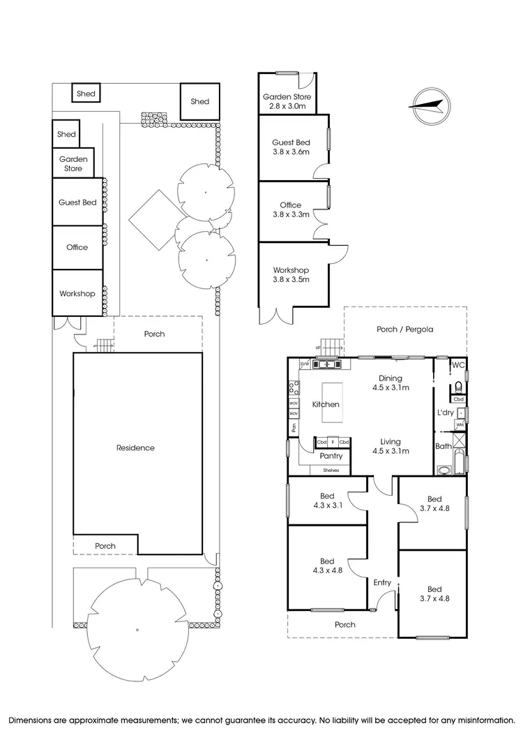 Floorplan of Homely house listing, 34 Dean Street, Preston VIC 3072
