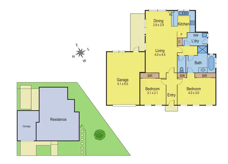 Floorplan of Homely house listing, 48 Michigan Avenue, Corio VIC 3214