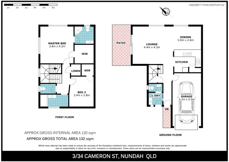 Floorplan of Homely townhouse listing, 3/34 Cameron Street, Nundah QLD 4012