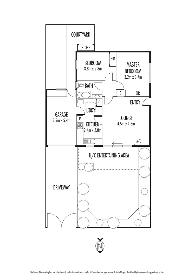 Floorplan of Homely unit listing, 1/15 Moonya Road, Carnegie VIC 3163