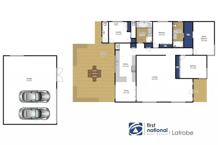 Floorplan of Homely house listing, 3 Elizabeth Street, Traralgon VIC 3844