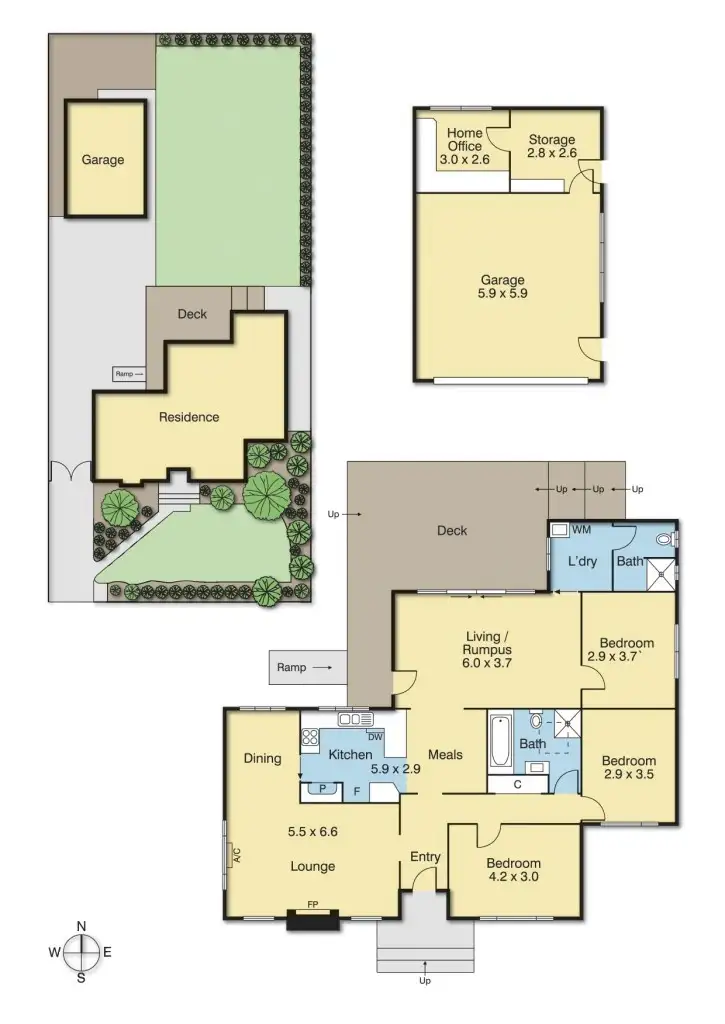 Floorplan of Homely house listing, 19 Simpson Street, Mitcham VIC 3132