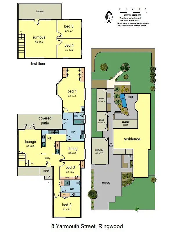 Floorplan of Homely house listing, 8 Yarmouth Street, Ringwood VIC 3134