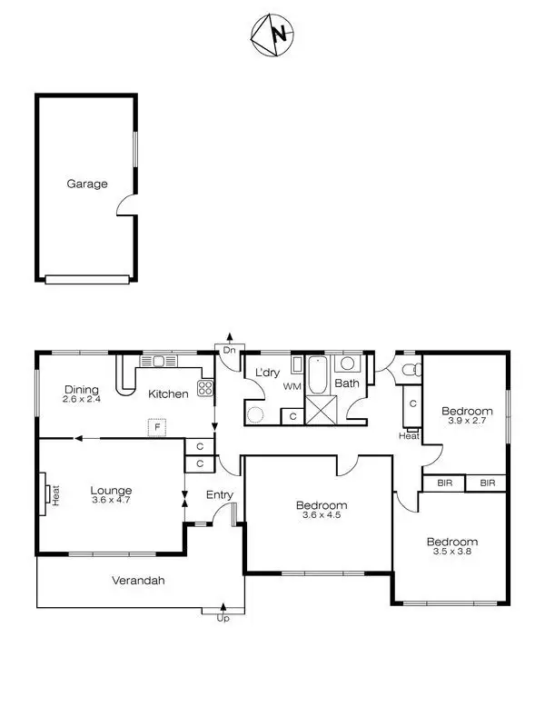 Floorplan of Homely house listing, 30 Lake Street, Wendouree VIC 3355