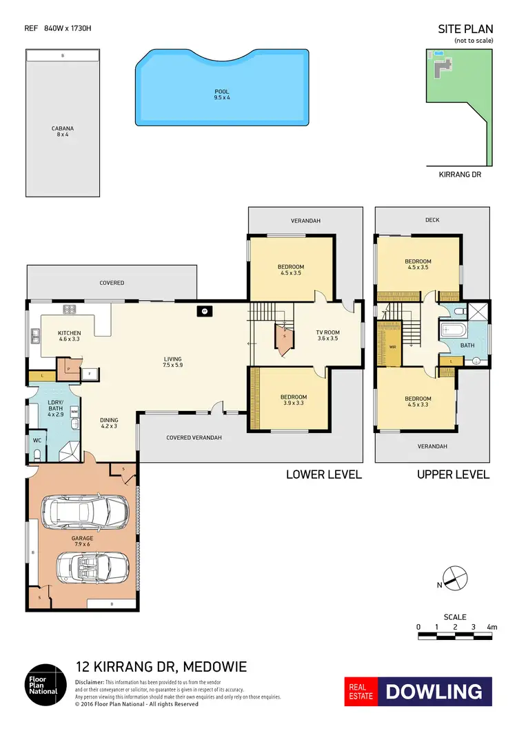 Floorplan of Homely house listing, 12 Kirrang Drive, Medowie NSW 2318
