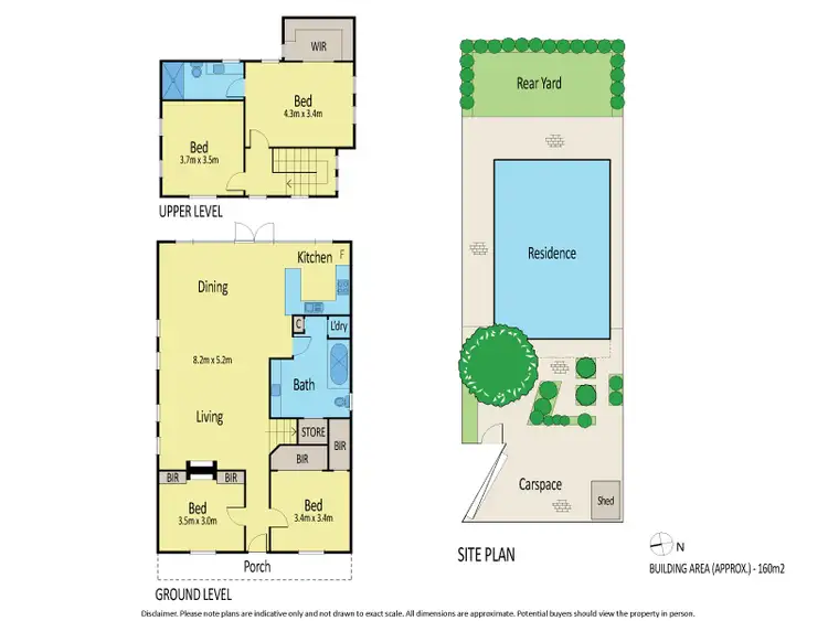 Floorplan of Homely house listing, 36a Farnham Street, Flemington VIC 3031