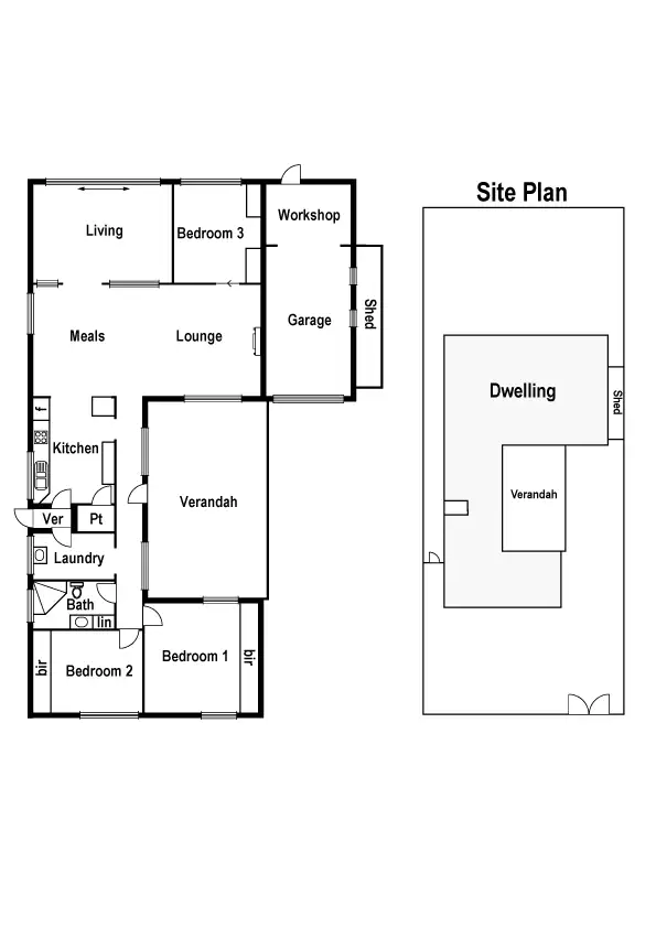 Floorplan of Homely house listing, 32 Carrington Road, Reservoir VIC 3073