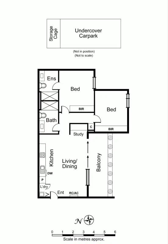 Floorplan of Homely apartment listing, 106/152 Peel Street, Prahran VIC 3181
