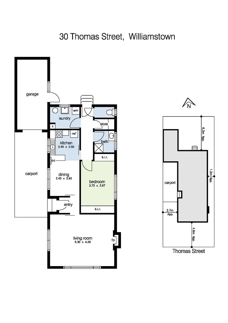 Floorplan of Homely house listing, 30 Thomas Street, Williamstown VIC 3016