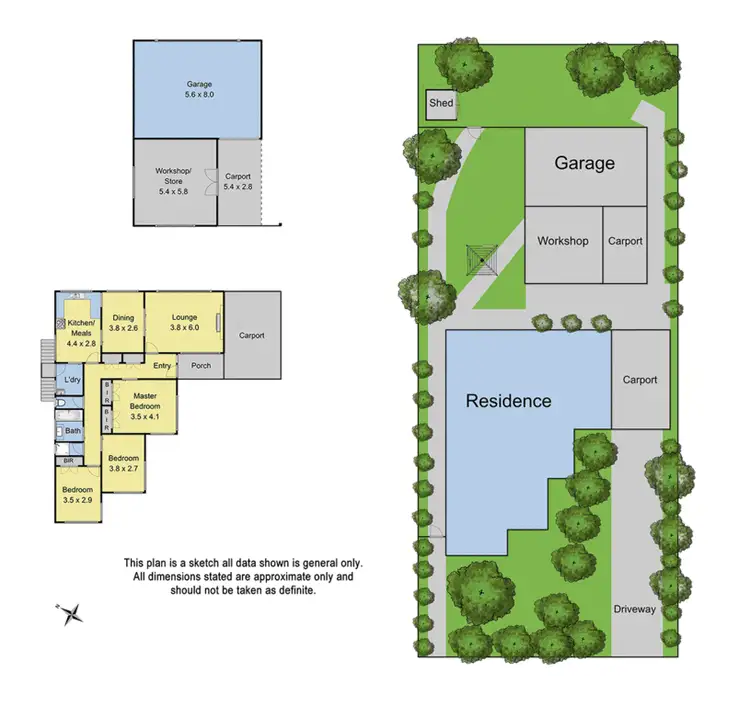 Floorplan of Homely house listing, 3 Hartley Road, Croydon VIC 3136