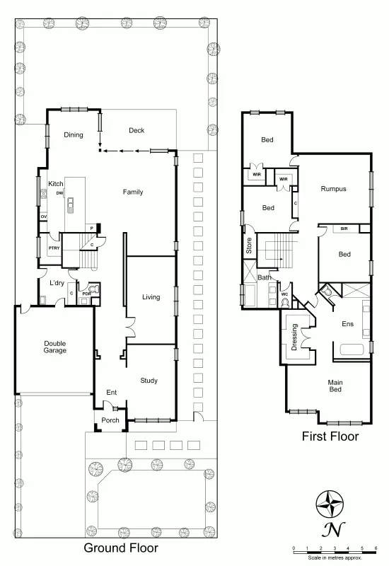 Floorplan of Homely house listing, 6 Hastings Street, Mckinnon VIC 3204