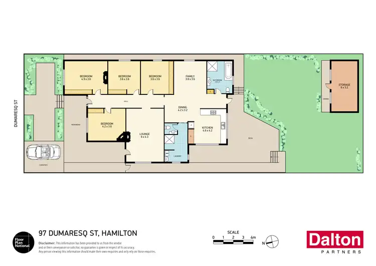 Floorplan of Homely house listing, 97 Dumaresq Street, Hamilton NSW 2303
