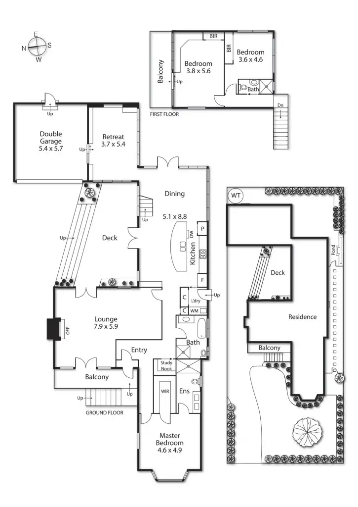 Floorplan of Homely house listing, 5 Sunburst Avenue, Balwyn North VIC 3104