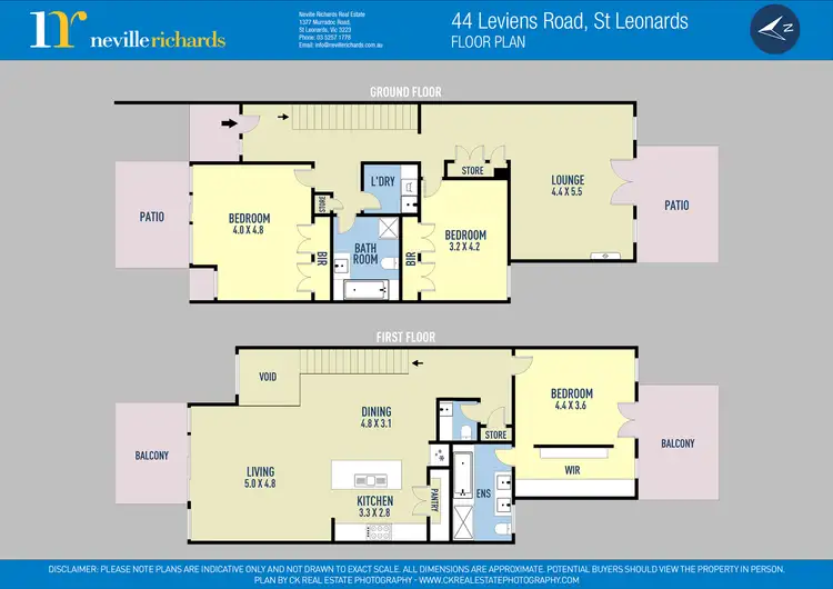 Floorplan of Homely house listing, 44 Leviens Road, St Leonards VIC 3223