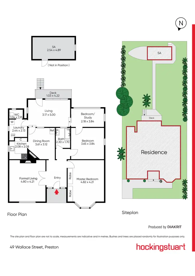 Floorplan of Homely house listing, 49 Wallace Street, Preston VIC 3072