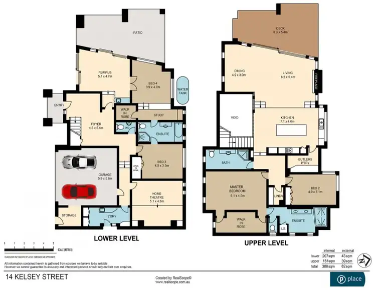Floorplan of Homely house listing, 14 Kelsey Street, Coorparoo QLD 4151