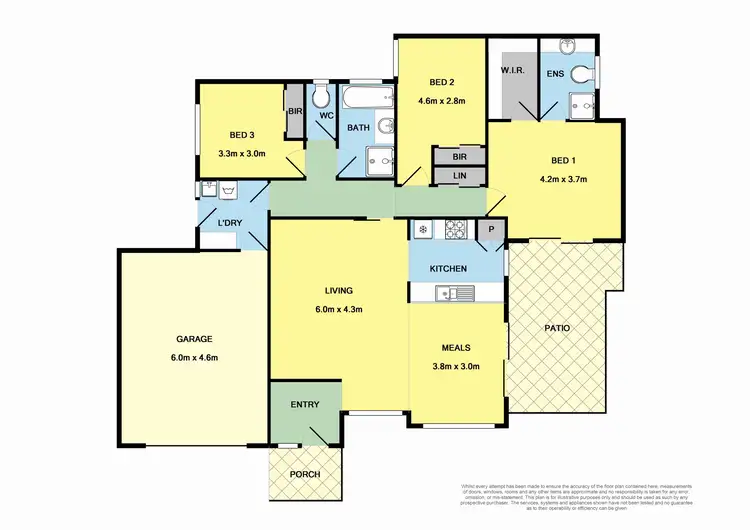Floorplan of Homely unit listing, 1/25 Zeally Bay Road, Torquay VIC 3228