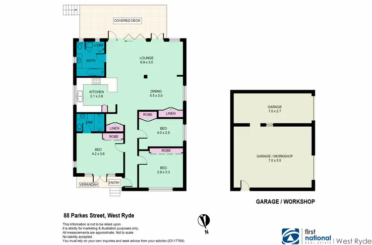 Floorplan of Homely house listing, 88 Parkes Street, West Ryde NSW 2114