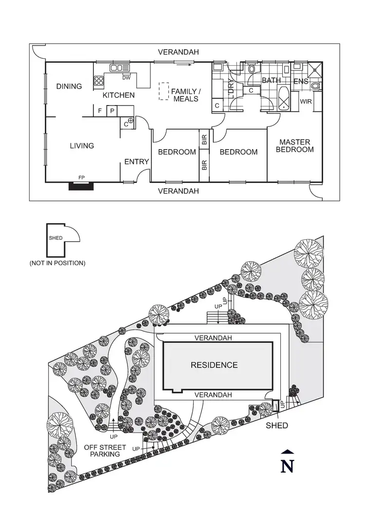 Floorplan of Homely house listing, 6 Orbel Court, Eltham VIC 3095