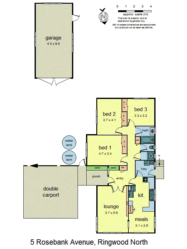 Floorplan of Homely house listing, 5 Rosebank Avenue, Ringwood North VIC 3134