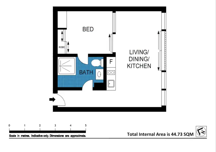 Floorplan of Homely apartment listing, 2303/31 A'Beckett Street, Melbourne VIC 3000