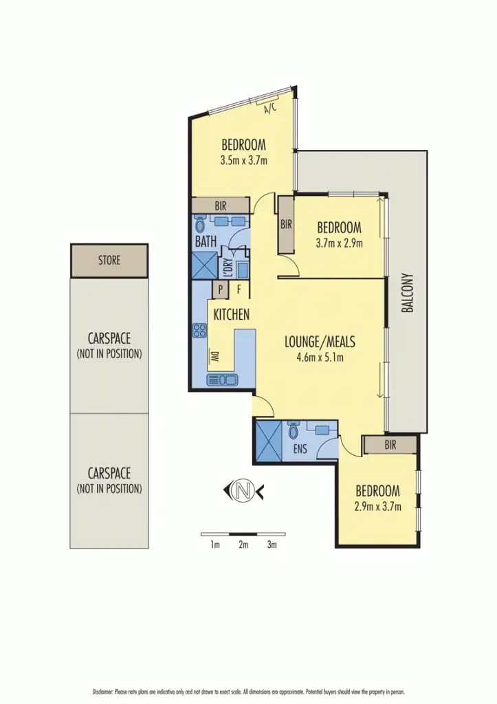 Floorplan of Homely apartment listing, 801/91 Tram Road, Doncaster VIC 3108