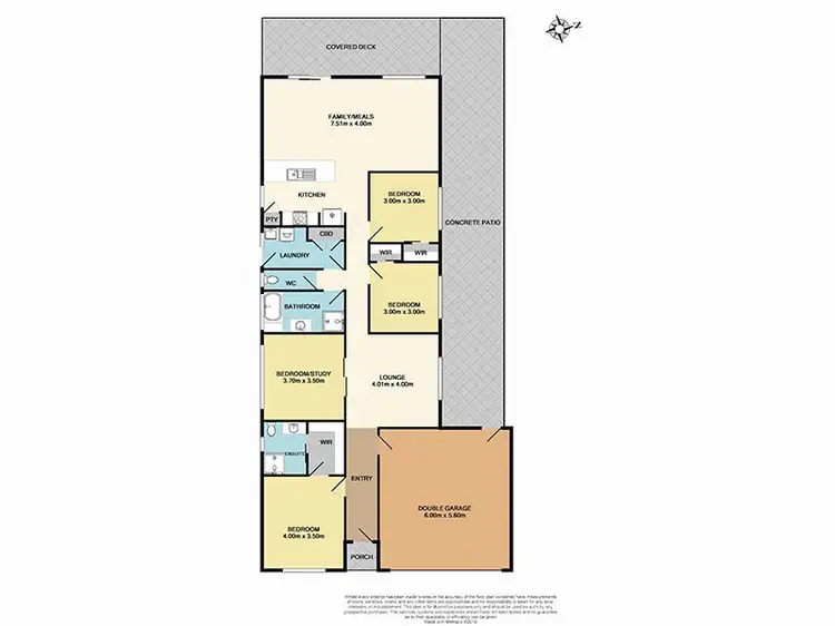Floorplan of Homely house listing, 5 Hugden Close, Lyndhurst VIC 3975